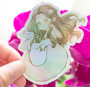 Die Cut Sticker: Mermaid