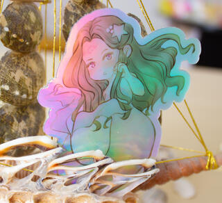 Holographic Sticker: Mermaid