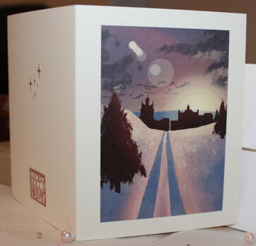 Greeting Card: Snowy Path