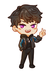 Die Cut Sticker: Caleb