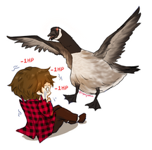 Die Cut Sticker: Canada Goose