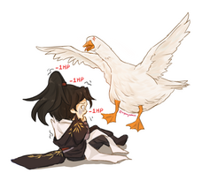 Die Cut Sticker: WWM Goose